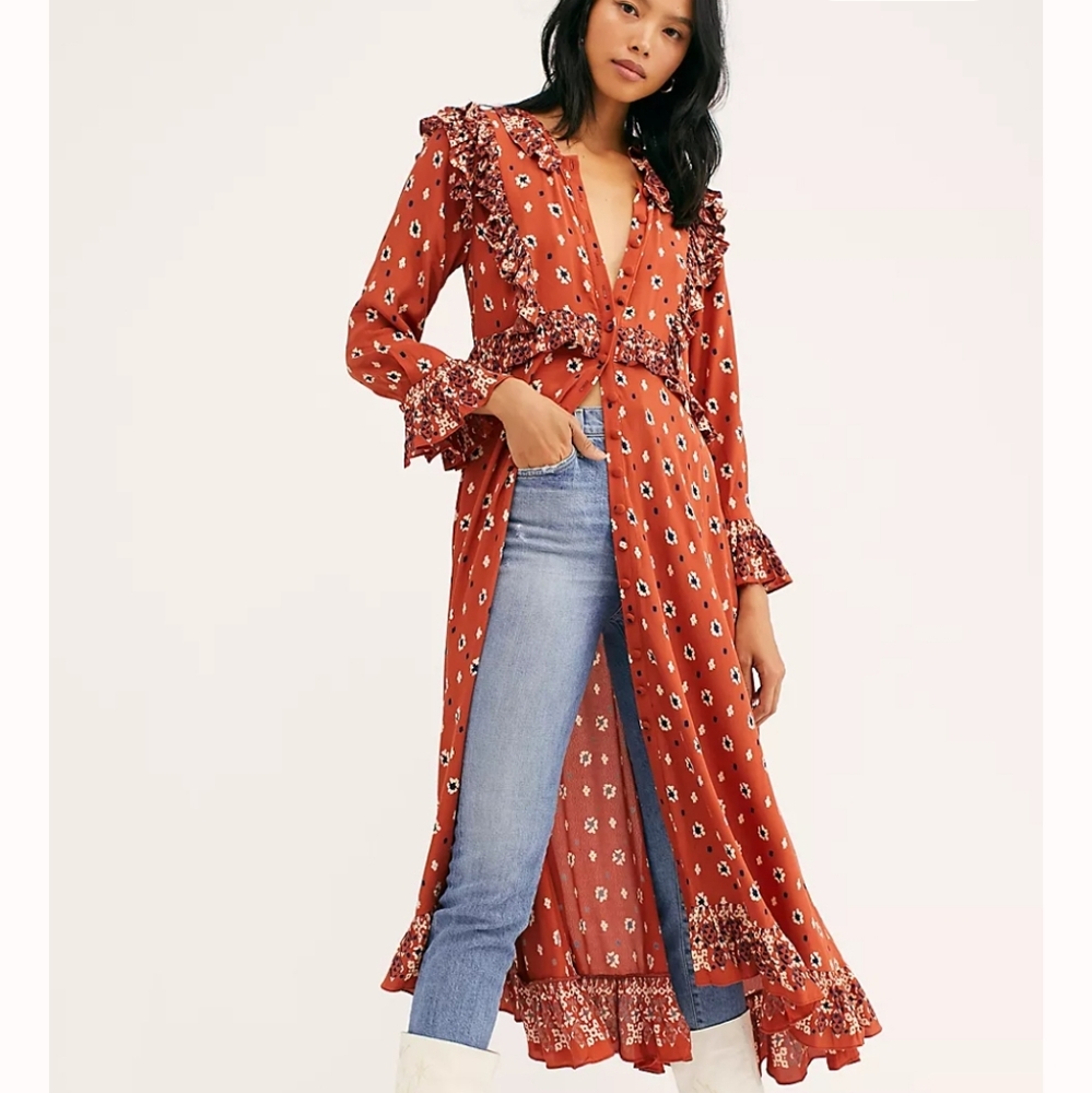 Free People Calico Skies Dress
